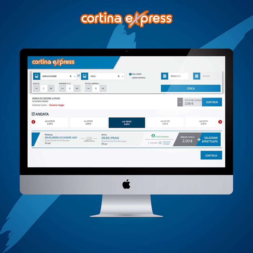 Cortina Express Autolinee in Trentino