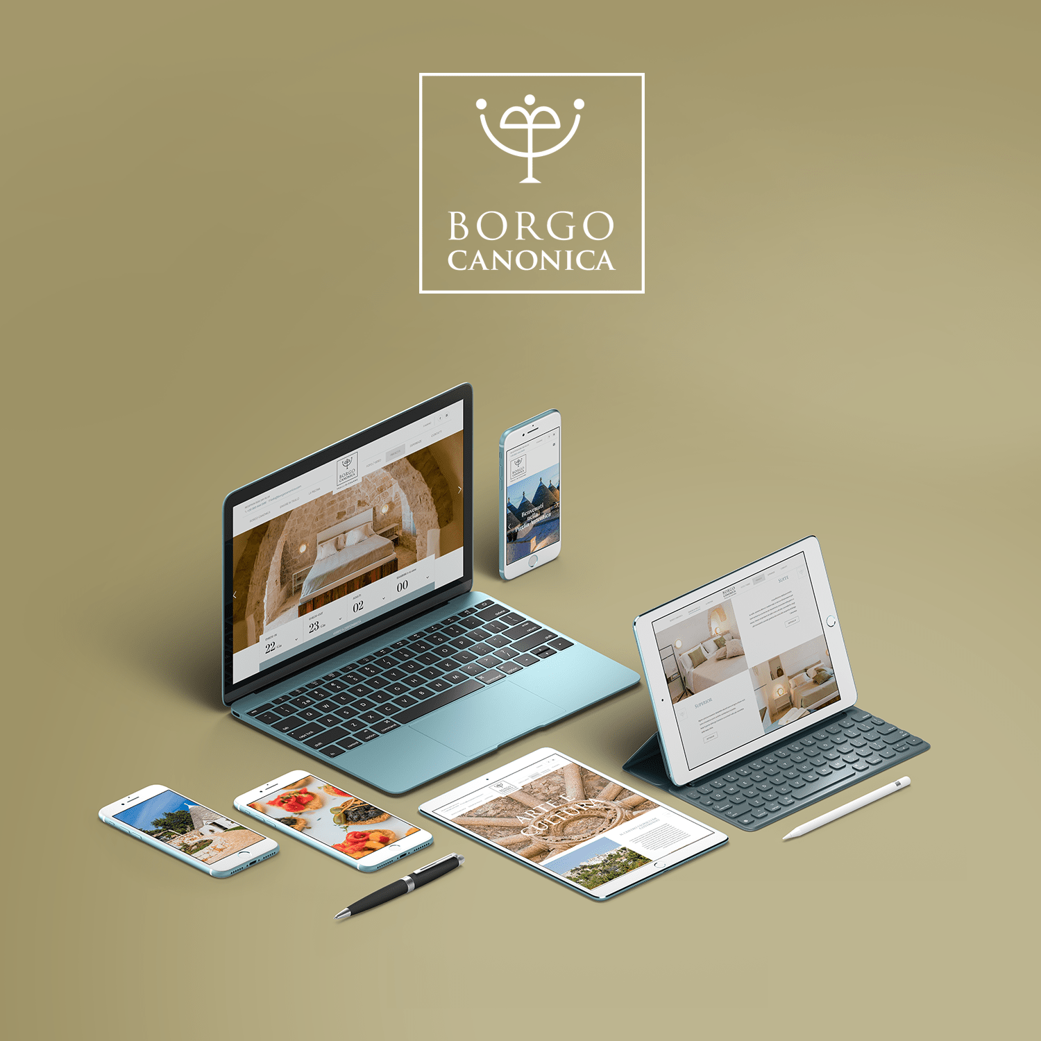 Borgo Canonica Website
