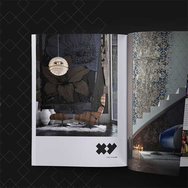 xy design lab branding social